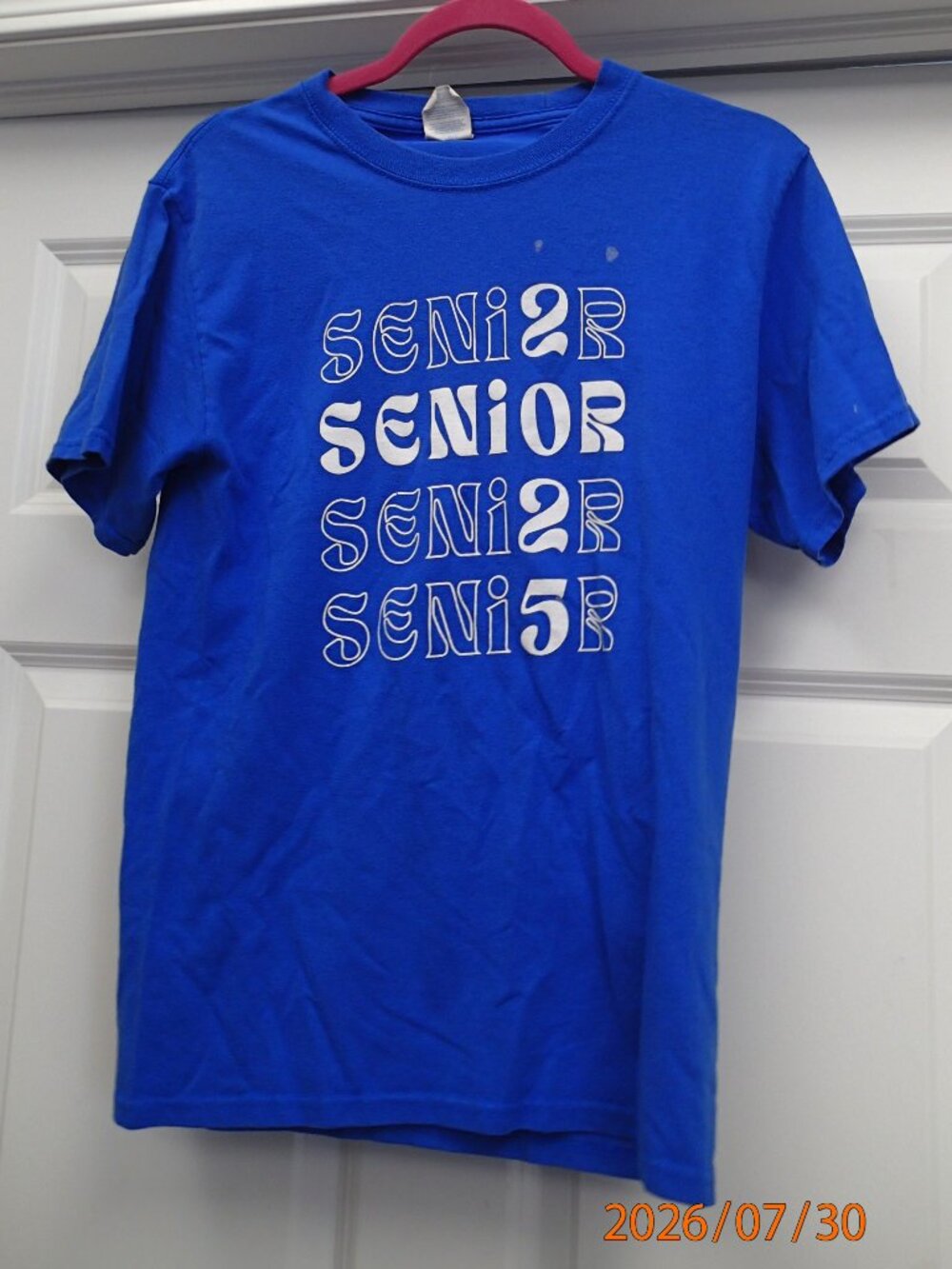 Port dn Company Men's Blue T-shirt Size Small